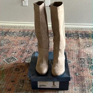 Universal Thread Women's Brielle Riding Boots Taupe WC